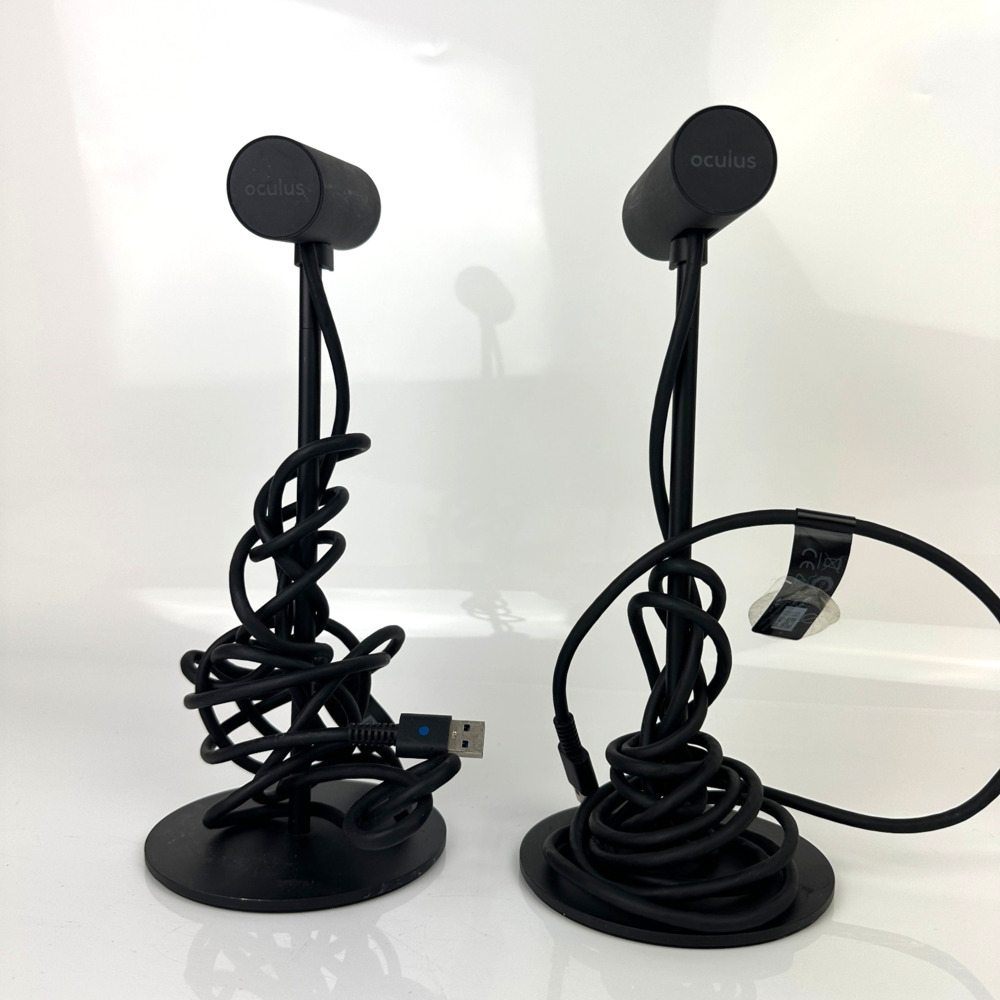 Oculus Rift CV1 VR Tracking Sensors Model 3P-A Genuine Black Lot of 2